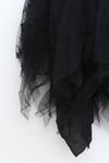 Marc Le Bihan lace embroidered skirt 2596 series plant dyeing France MLB-2596-HEILS black lace embroidery